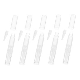 ULTECHNOVO 5pcs Refillable Nail Oil Pen Transparent Twist Brush Applicator for Easy Manicure Versatile Cuticle Oil and Lip Gloss Container Lightweight Makeup Tool for