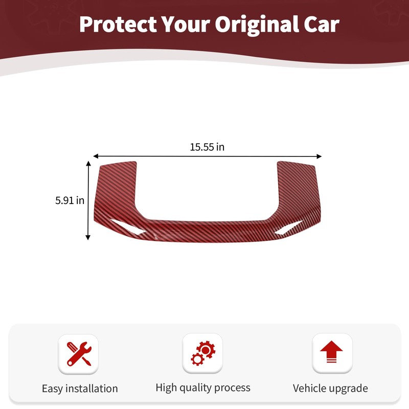 JOSHELA for RAM Center Dashboard Storage Bin Trim Cover Fit