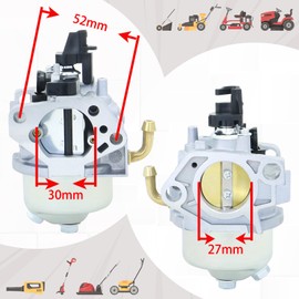 REMEDART HUAYI 030594 Carburetor Fits for Troy Bilt 6250 8500 Watts Generator 030594A 030594-01 030594A-00 Replaces for B&S 592929 592331 Carb 25N132 25P132 25T236 25T237 with 491588S Air Filter