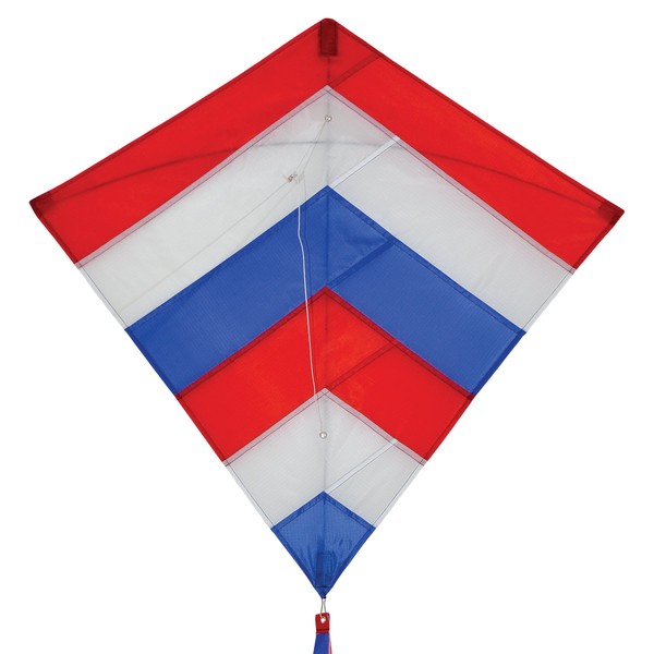 In the Breeze 3100 Patriot Overlay Diamond Kite, 30-Inch