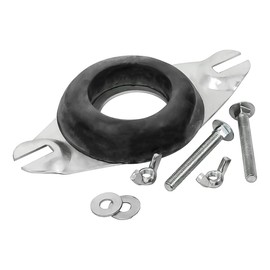 Sarini Toilet Tank Bottom Water Inlet Iron Plate, Close Coupling Kit, Complete Bolt and Washer Kit for Close Coupling Toilet
