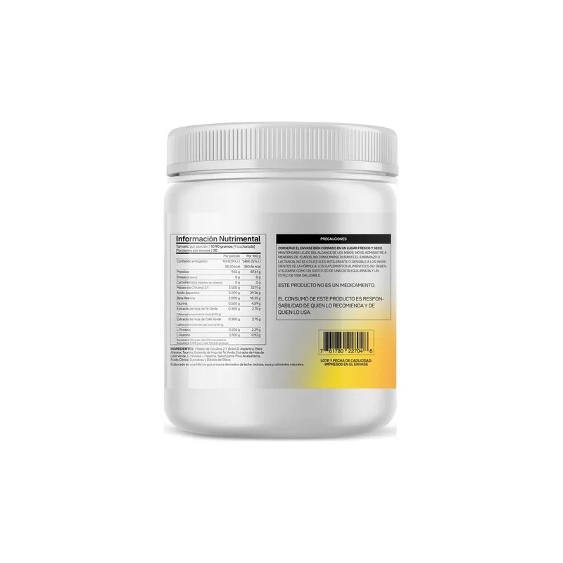 Pre Entreno Pre Xplode Primetech 30 servicios Pre Workout con