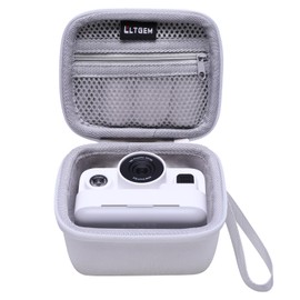 LTGEM - Funda de impresión instantánea para cámara Anchioo/ESOXOFFORE/Dylanto/FUNKAM/GREENKINDER/USHINING/LETSHAHA/Gofunly de impresión instantánea para niños (blanco)