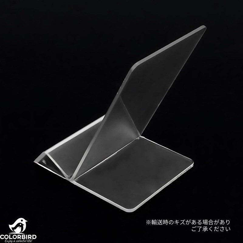 COLORBIRD Acrylic Stand 10 Pcs Transparent Display Stand Card Stand