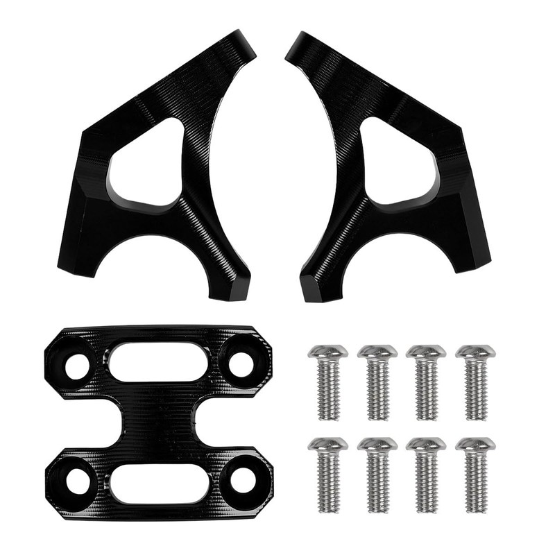 Canitu 2Pcs Front Handlebar Risers Stem Mount,Dirt Bike Aluminum Bar