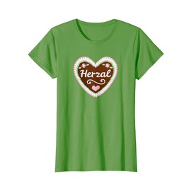 Herzal Heart Motif Gingerbread Heart Costume T-Shirt