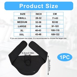 Ostomy Belt for Men & Women, Bamboo Viscose Ostomy Bag Covers, Colostomy Belt Ostomy Bag Wrap for Sports & Swimming, Ileostomy Support Belts, Inner Pocket to Hold Ostomy Pouch, Ostomy Supplies