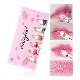 Set De 6 Lápices Labiales Transparentes Zlu Dry Flower Er