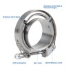 2 inch Quick Release V Band Clamp 304 Stainless Steel,