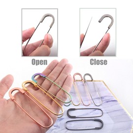 Large Safety Pins Sewing Pins - 7 Color 80mm Metal pins Giant Jumbo Safety Pins for for Clothing Apparel Accessories DIY Sewing (Bronze 20pcs)