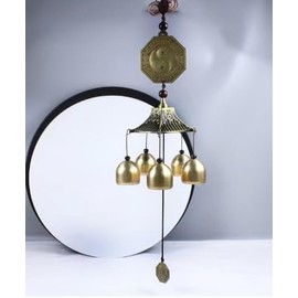 Maijia Wind Chime Wind Chimes Up Copper Machiya Invitational Fortune Yatai Yi Tai Chi Extermination Feng Shui Project Entrance Chime Ornaments Antique