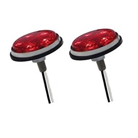 United Pacific Red LED Tail Light Reflector Set 1951-52 & 1956 Bel Air 150 210