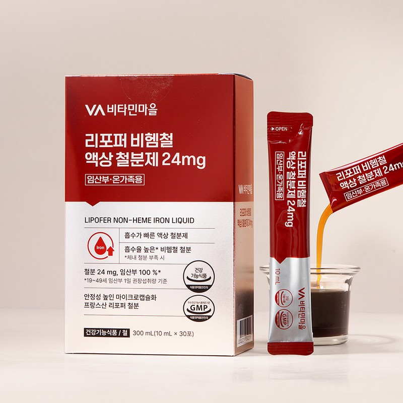 Vitamin Village [1 month supply] Vitamin Village Lipoper non-heme iron