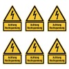 Sticker 75 x 50 mm, Pack of 6 – Warning