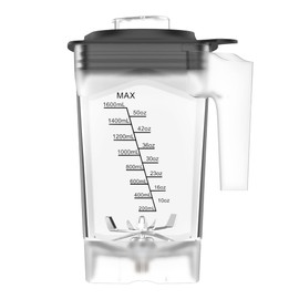 1.6 Litre Square Container Compatible with Biolomix T5200 T5600 T5800 T5900 Smoothie Blenders