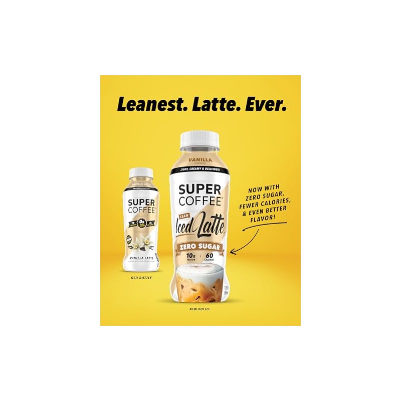 Super Coffee, café helado listo para beber, café con vainilla