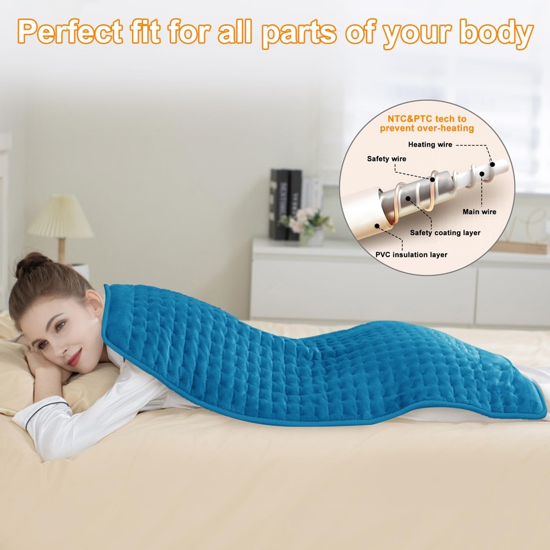 Heating Pads,Electric Heating Pads for Back,Shoulder,Hot Pad for Neck and