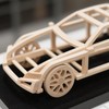 JIAYUET 100 PCS 300 x 6 x 6mm Square Wood