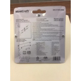 MINTCRAFT Manhattan Polished Brass Double Robe Hook Concealed Mount 600-6589