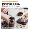 MITBAK Manual Coffee Grinder With Adjustable Settings| Sleek Hand Coffee