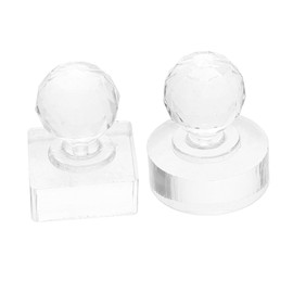 NOLITOY Dual Mold Design Eyeshadow Stamper Acrylic Shadow Applicator Magnetic Palette for Professional Makeup