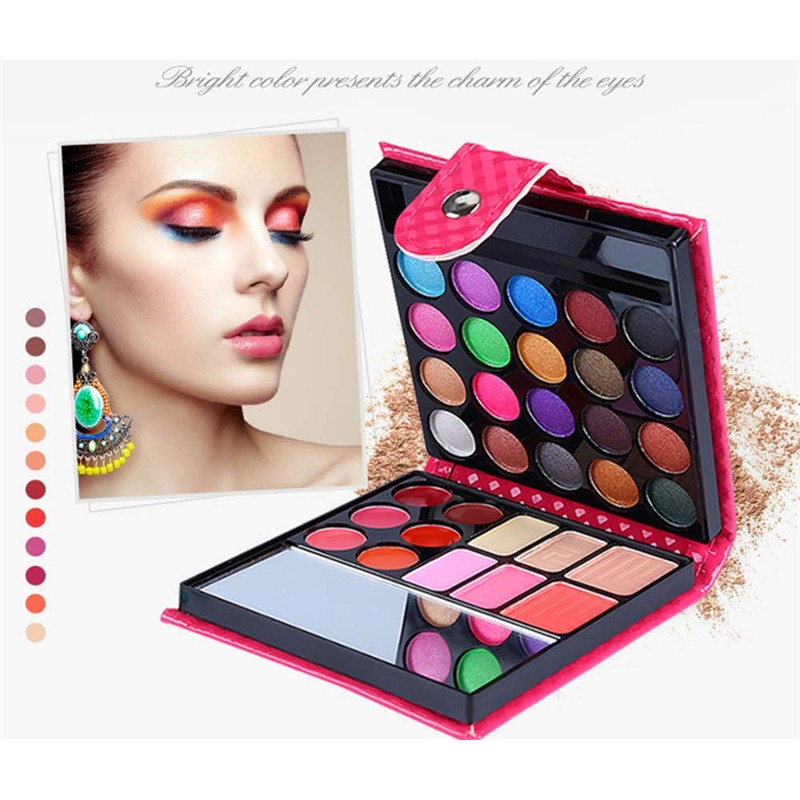 PhantomSky 32 Colours Eyeshadow Palette Makeup Kit with Lip Gloss