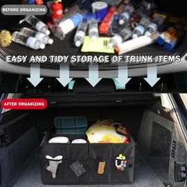 Organizador Maletero Coche para Hyundai TerracanTiburon Tuscani Coupe, Caja Plegable para Coche Espaciosa, Antideslizante Duradero Bolsa Organizadora 