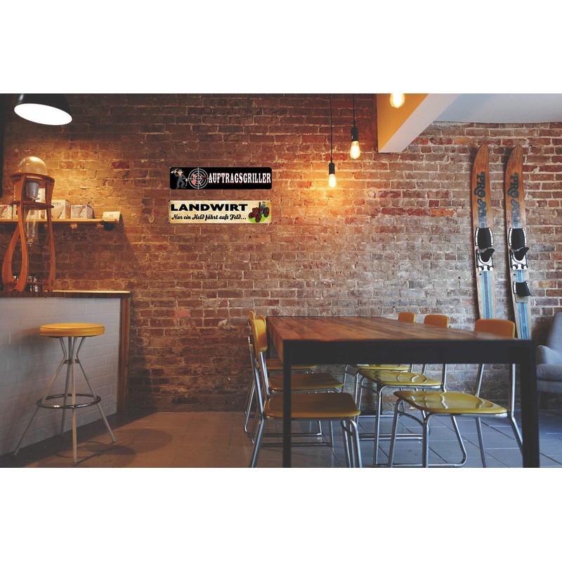 Ontrada Holzschild 12x18cm Beef cuts Organic Holz Schild