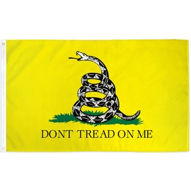 Gadsden Don't Tread On Me Historical Flag - 3x5ft Premium Polyester American Flag