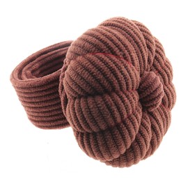 E-outstanding Corduroy Fabric Wrist Pin Cushion Bag Coffee Color Snap Ring Pin Cushion Sewing Tools Watch Style Elastic Band Loop Needle Embroidery DIY Crafts