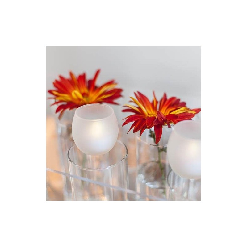 Eastland® Petite Hurricane Votive Holders Frosted Set of 36