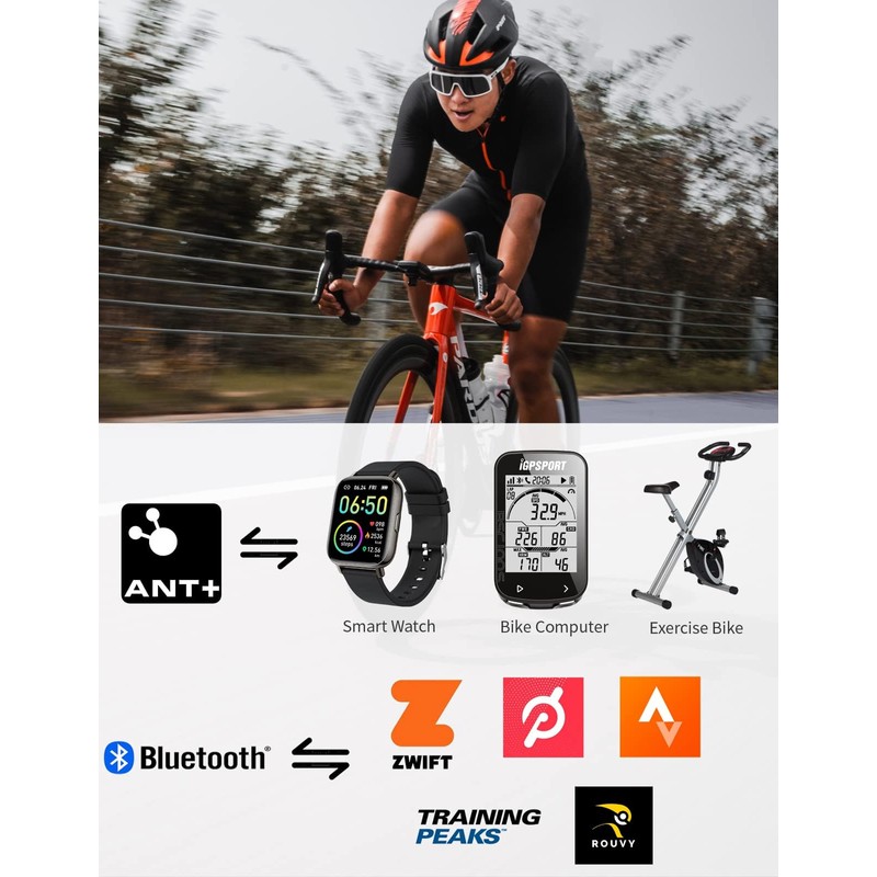iGPSPORT CAD70 Cadence Sensor, Bluetooth ANT+ Bike Computer Wireless Waterproof