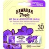 Hawaiian Tropic Tropical Lip Balm SPF 30 with Aloe Vera and Coconut Butter | SPF Lip Balm | Coconut Butter Lip Balm