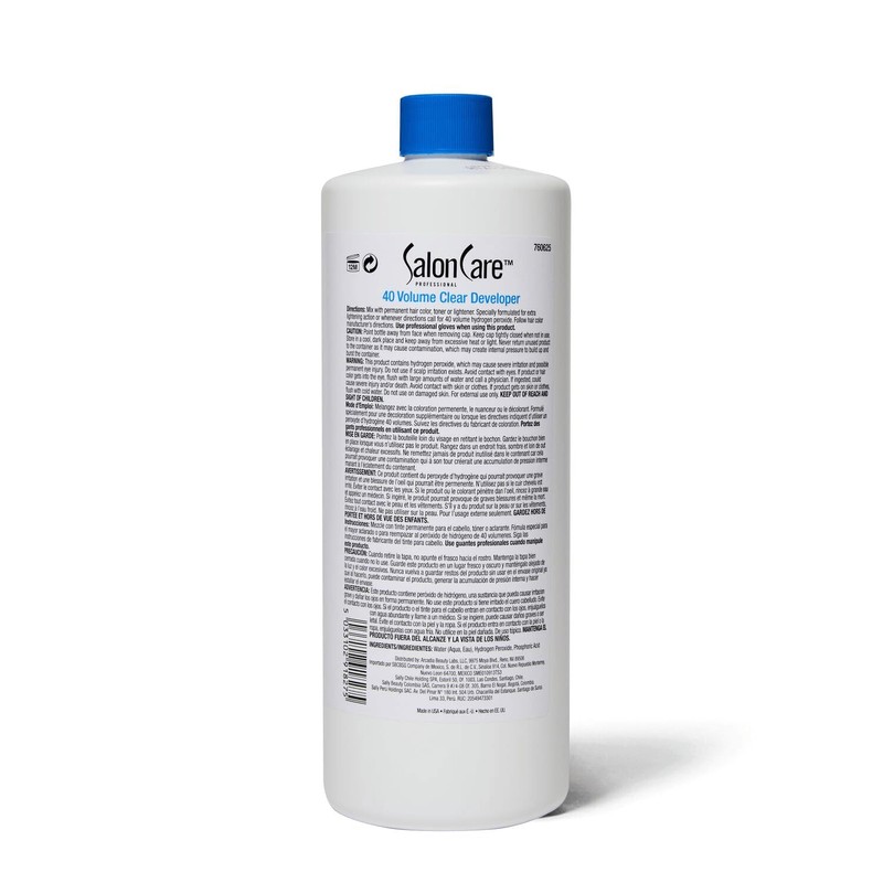 Salon Care 40 Volume Clear Developer 32 Oz