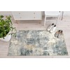 Morebes Modern 2x4 Bathroom Runner Rugs, Washable Abstract Rug Runners