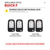 TECART Key Fob Case Cover Fit For Buick Excelle Lacrosse