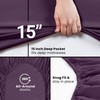 Utopia Bedding King Fitted Sheet - Bottom Sheet - Deep