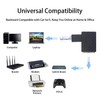 Duttek Adaptador Ethernet de 90 grados, adaptador extensor Ethernet RJ45