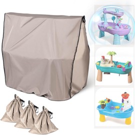 Water Table Cover- Kids Water Table Cover for Step2, Rain Showers Splash Pond Water Table Outdoor Play Toy Accessories for Kids,Dust Proof Anti-UV Outdoor Toys for Toddlers 1-3 - Cover only