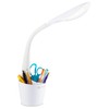 OttLite LED Desk Lamp Space Organizer with Flexible Neck Height