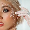 TuNan 1730pcs Clear Rhinestones & Pearl Stickers Self Adhesive, Crystal