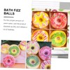 FOMIYES 4 Pack Adorable Doughnut Shape Sea Salt Foot Soaking