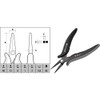 C.K T3889 Ecotronic ESD Long Snipe Nose Pliers, Black