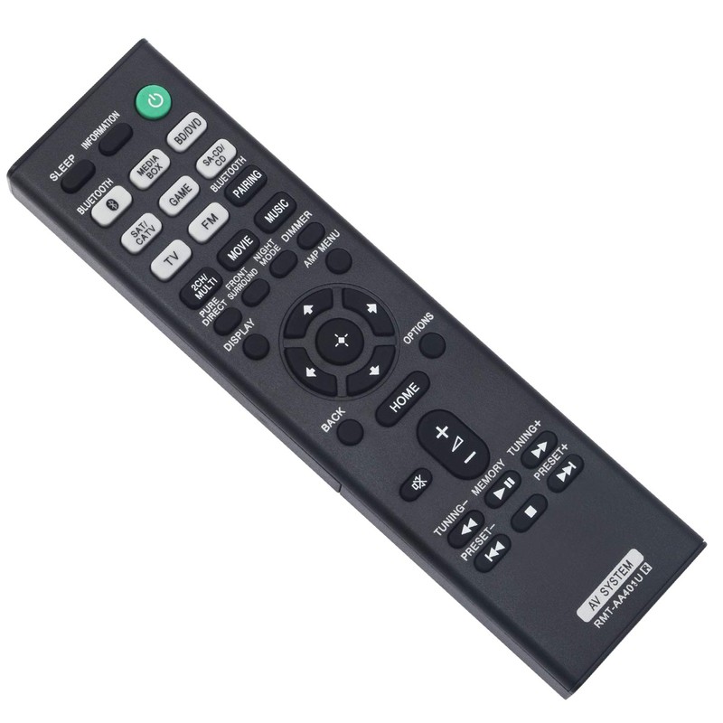 RMT-AA401U Replacement Remote Control fit for Sony Multi Channel AV
