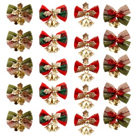 Christmas Tree Bows with Bells