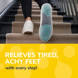 Dr. Scholl's 24-Hour Energy Multipurpose Insoles - Returns Energy with Every Step, Relieves Tired, Achy Feet with Memory Foam and Boosting Beads Technology, Flexible Arch Support, UK Shoe Size 3-7