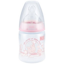 Nuk 10215129 Bottle with Sucker "First Choice", 150 ml, pink