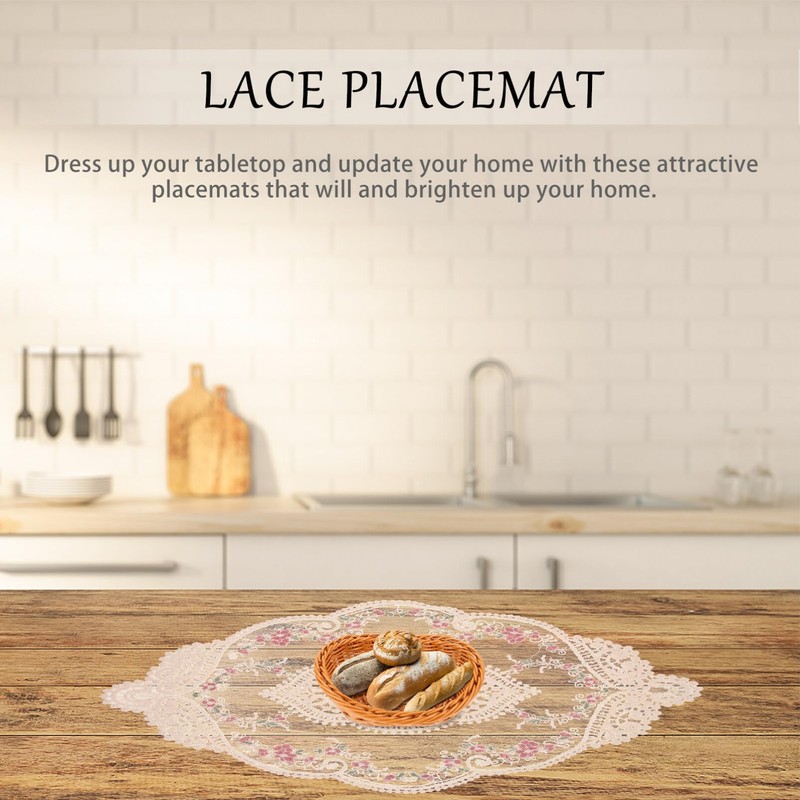Crochet Tables Lace Doilies Cotton Lace Table Mat Placemat Macrame