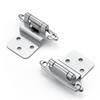 Ravinte 20 Packs (10 Pairs) 3/8 inch Inset Polished Chrome