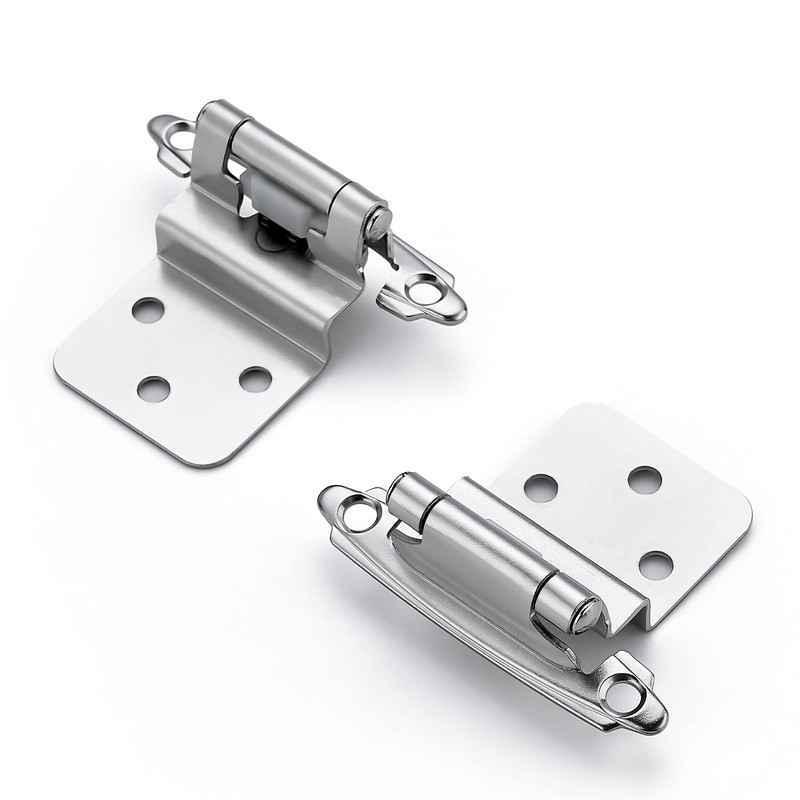 Ravinte 20 Packs (10 Pairs) 3/8 inch Inset Polished Chrome